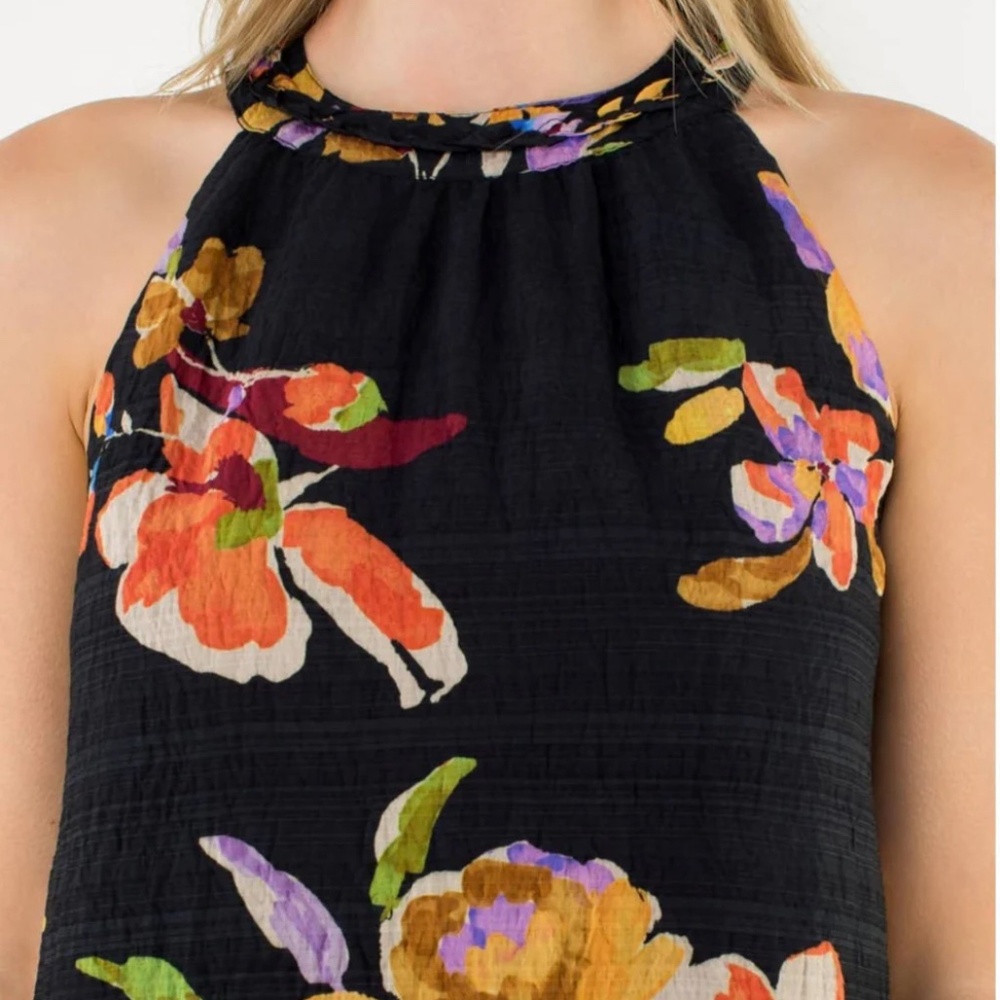 NWT Halter Floral Print Shift Dress by THML - Picture 4 of 6